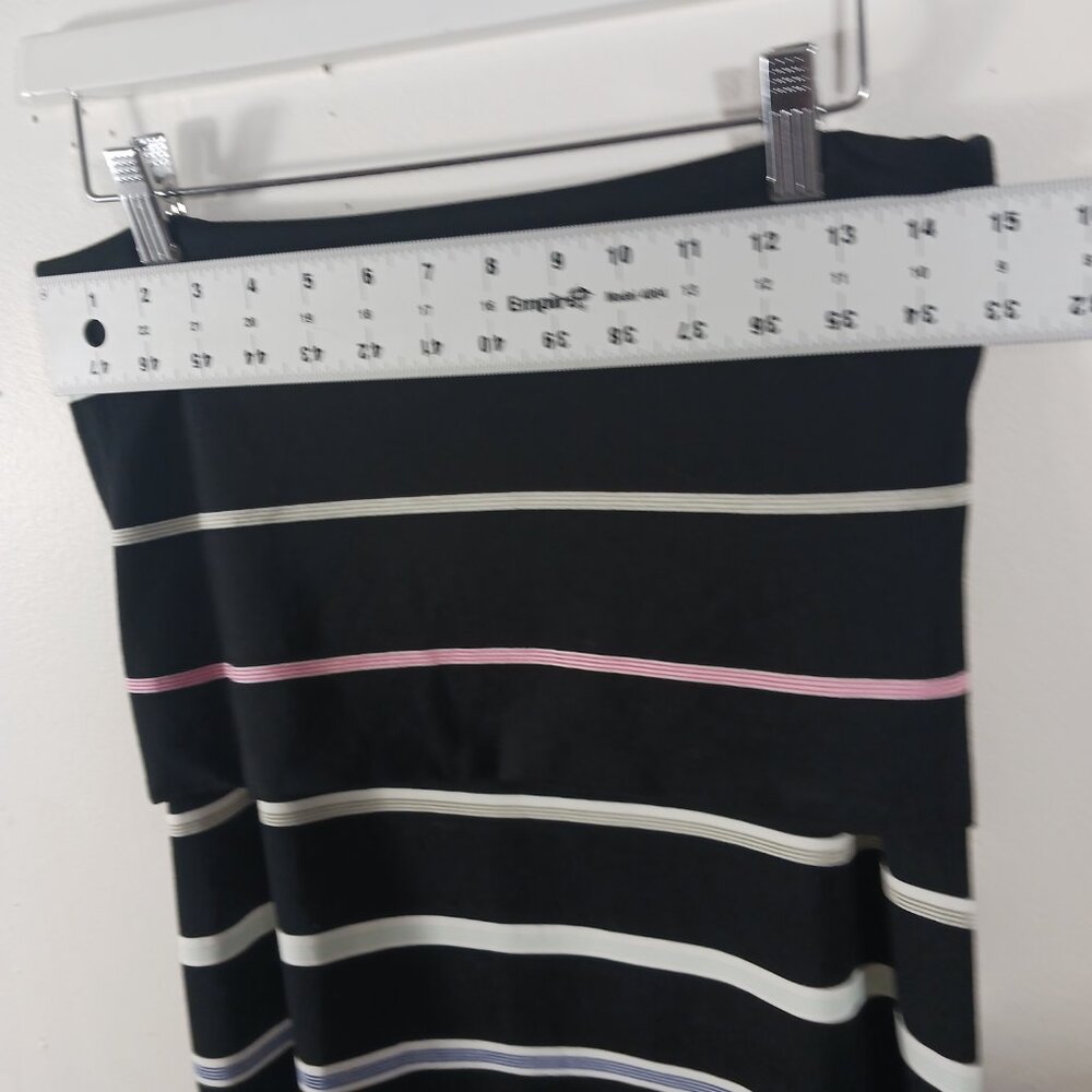 White House Black Market Striped Convertible Maxi Midi Tube Dress / Skirt SZ MED - Picture 11 of 15